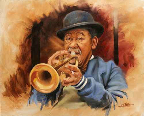 1- trumpet player $300